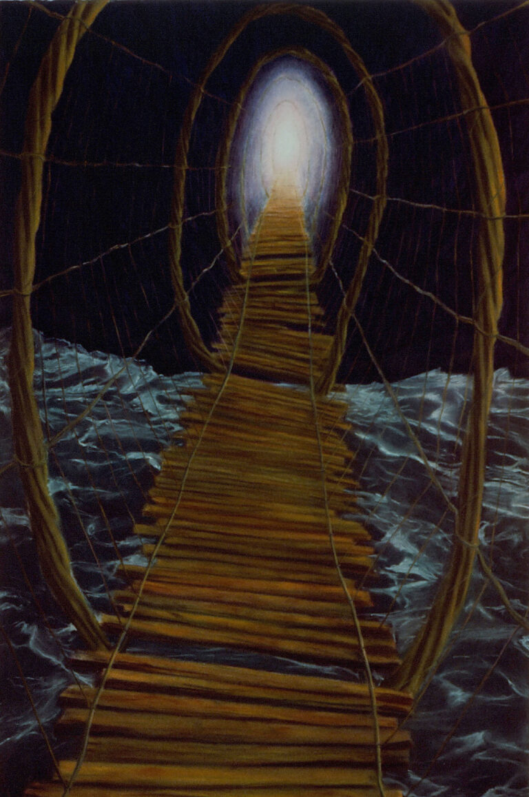 Advance, pastel on paper, 51 1/2" x 34 1/4", 1989