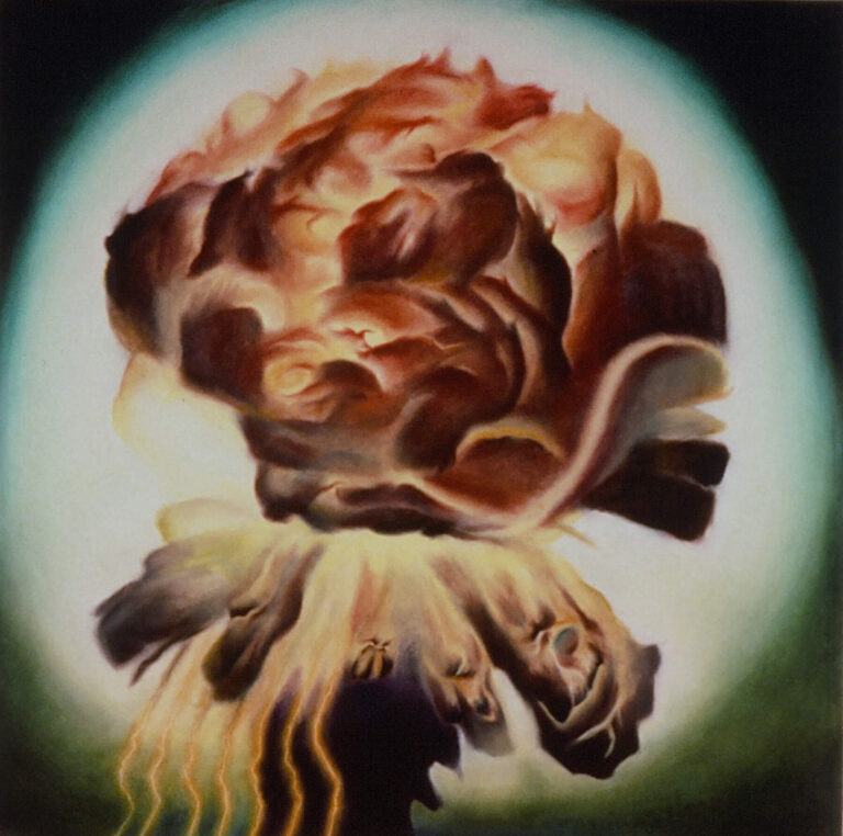 Another Minor Deity, pastel on paper, 52 1/2" x 52 1/2", 1989