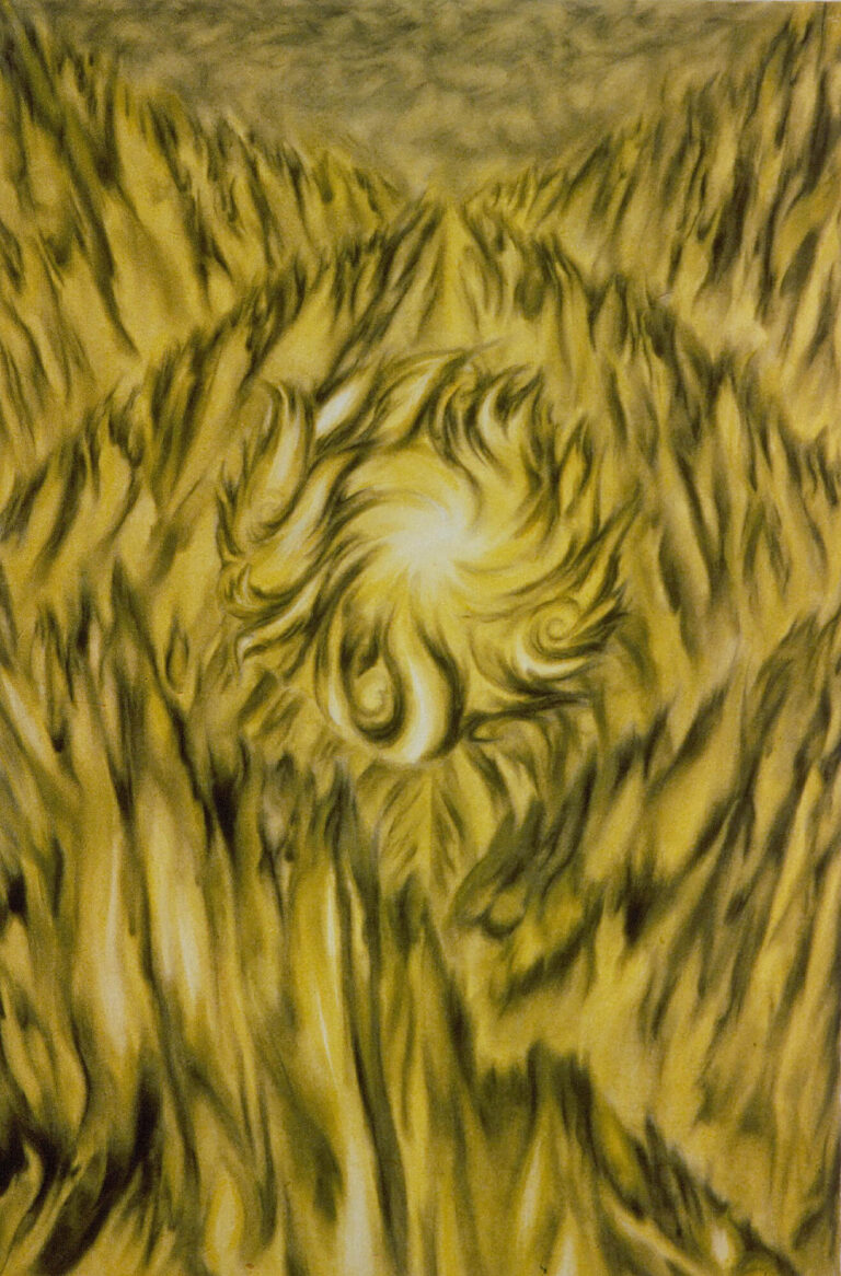 Idiot's Lament, pastel on paper 52" x 34 1/2", 1989