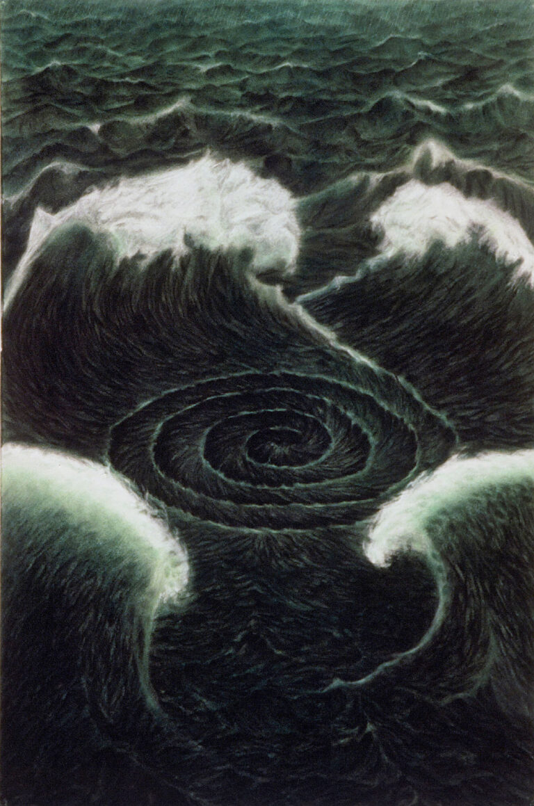 Original Skin, pastel on paper, 52" x 34 1/2", 1989
