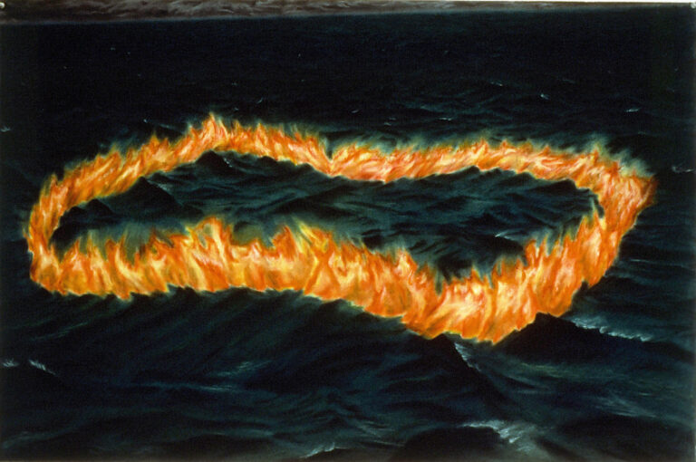 Powerless, pastel on paper, 34 1/4" x 51 1/2", 1987