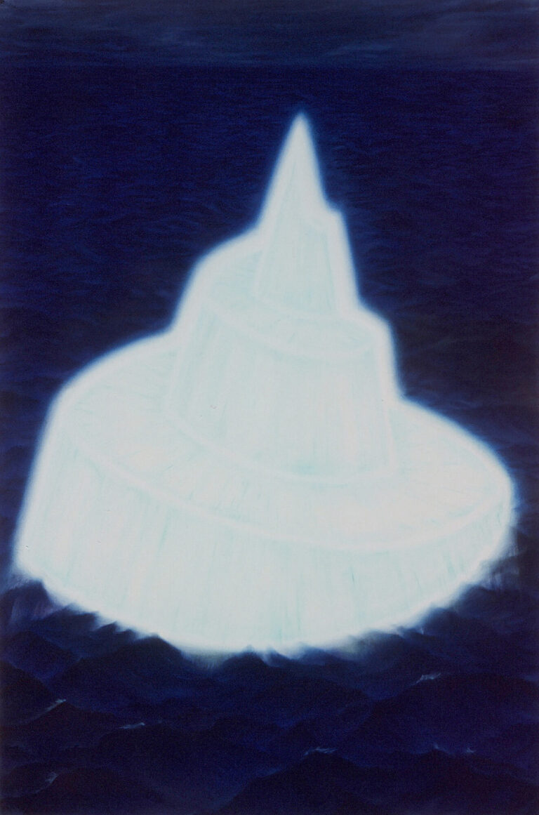 The Dalai Lama, pastel on paper 51 1/2" x 34 1/4", 1989