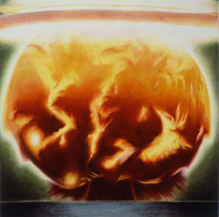 W.S.C., pastel on paper 51 1/2" x 51 1/2" , 1988