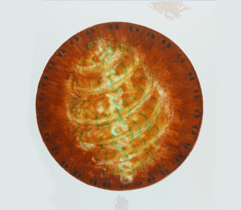 Dante's Dream, Canto XV, monotype, 30" x 22", 1992