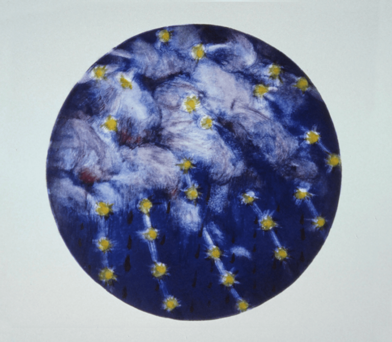 Dante's Dream, Canto IV, monotype 30" x 22" , 1992